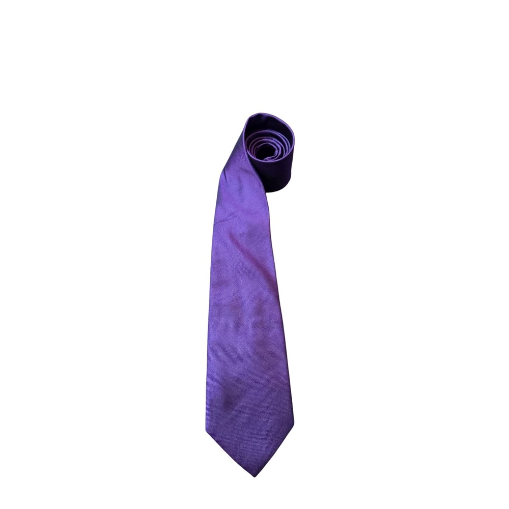 IZOD Mens Purple‎ Micro Textured Woven Classic Necktie Business Formal Accessory